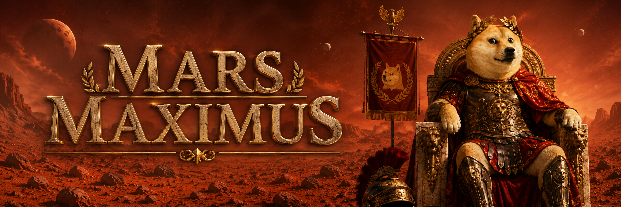 Mars Dogeus Maximus Banner — Join the Legion