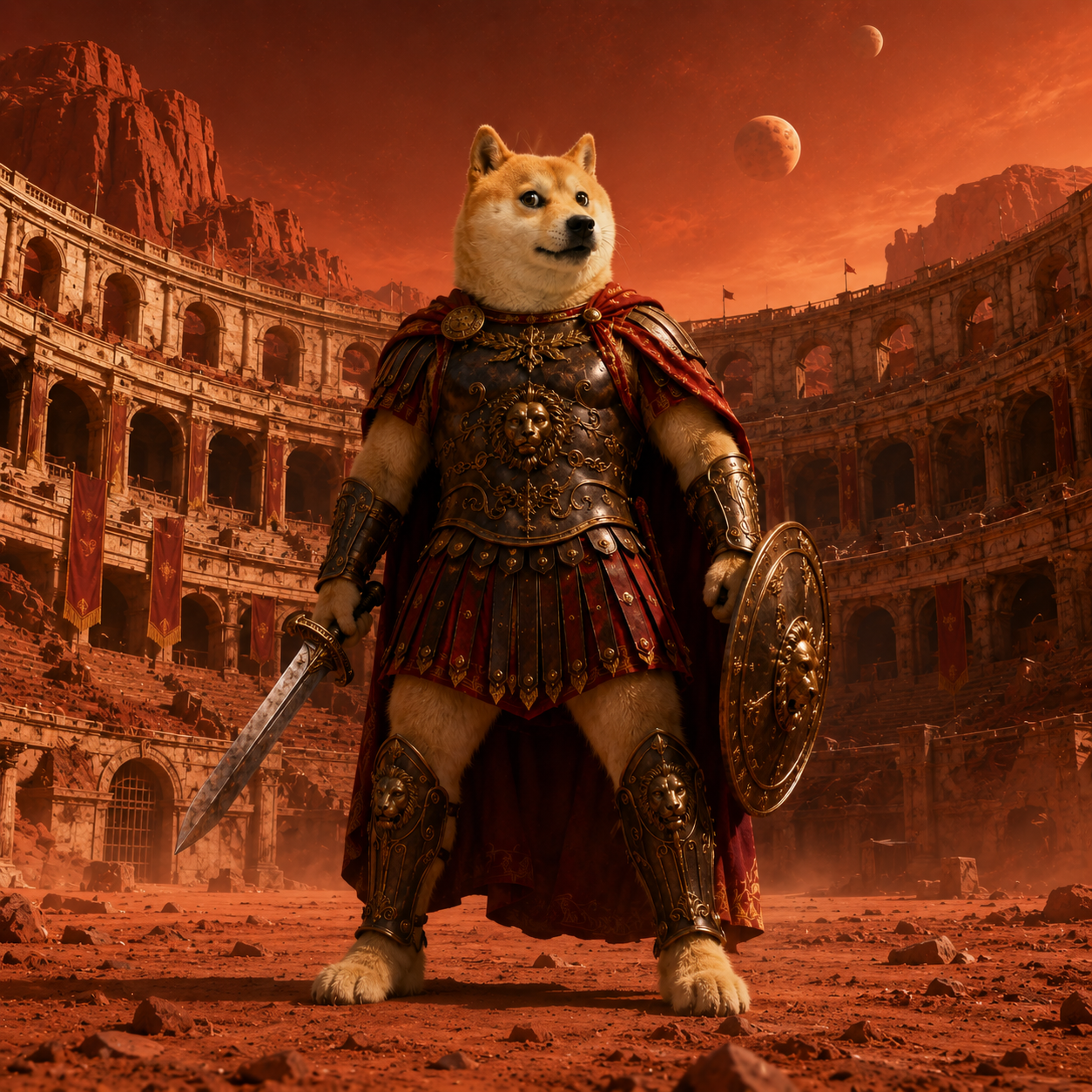 Mars Dogeus Maximus Legion artwork 1