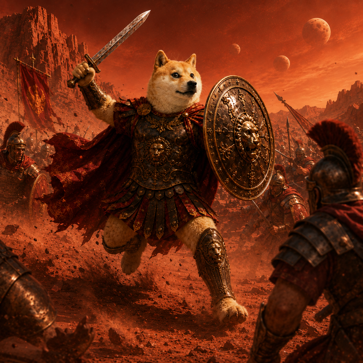 Mars Dogeus Maximus Legion artwork 2